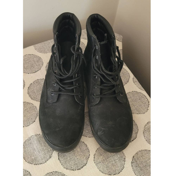 Timberland Chelsea Ortholite Black Lace-Up Combat Boots 6.5 - Picture 5 of 7